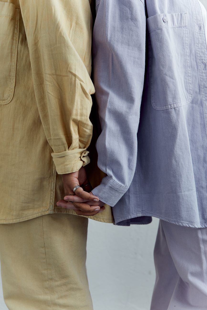 Couple enlacé