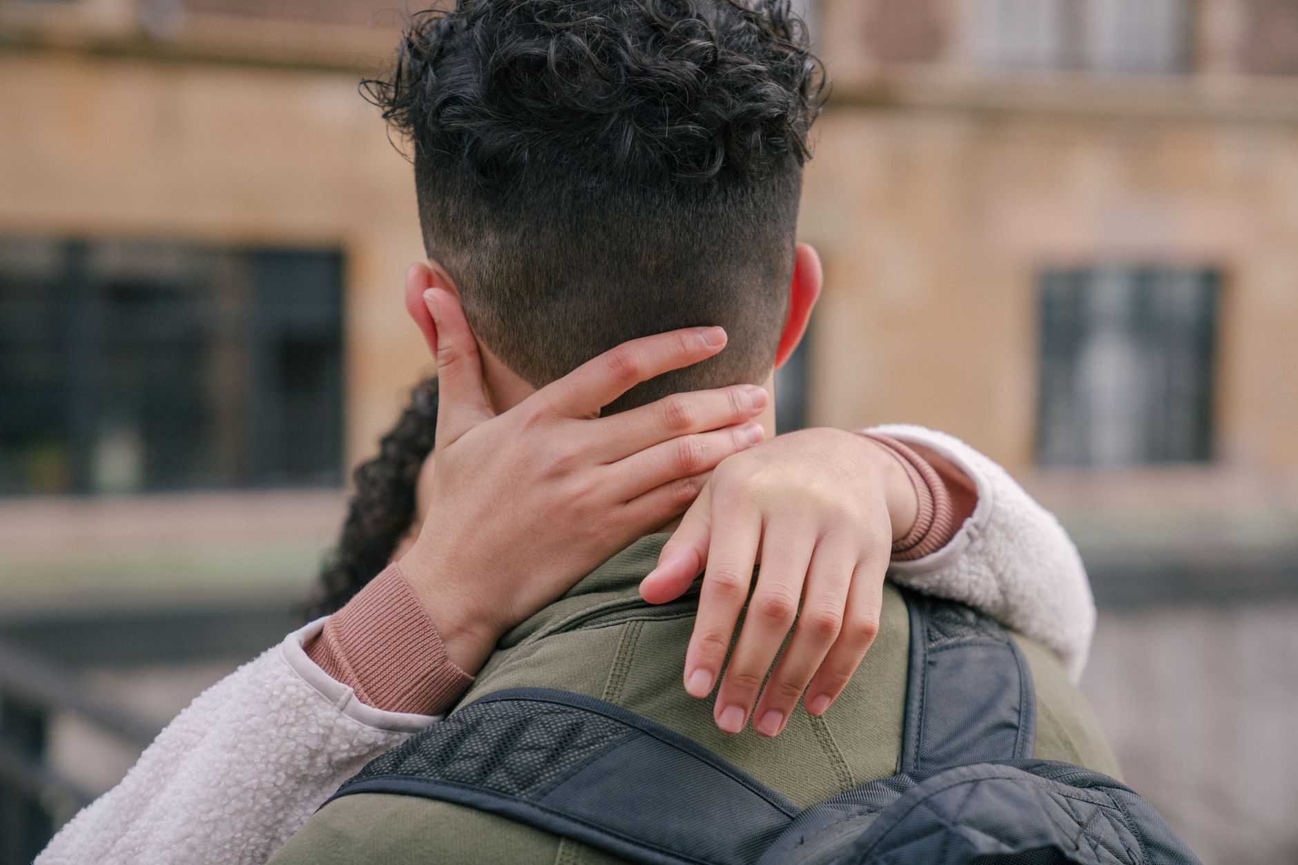 Couple enlacé
