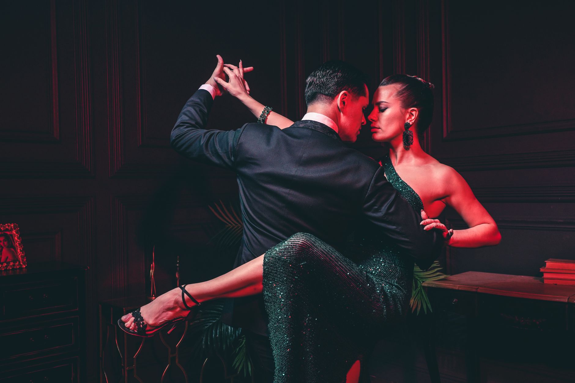 Couple enlacé