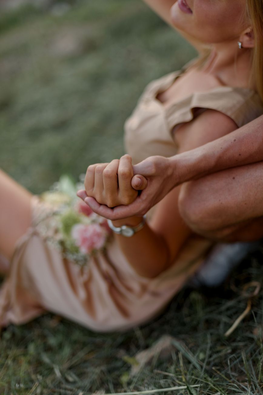 Couple enlacé