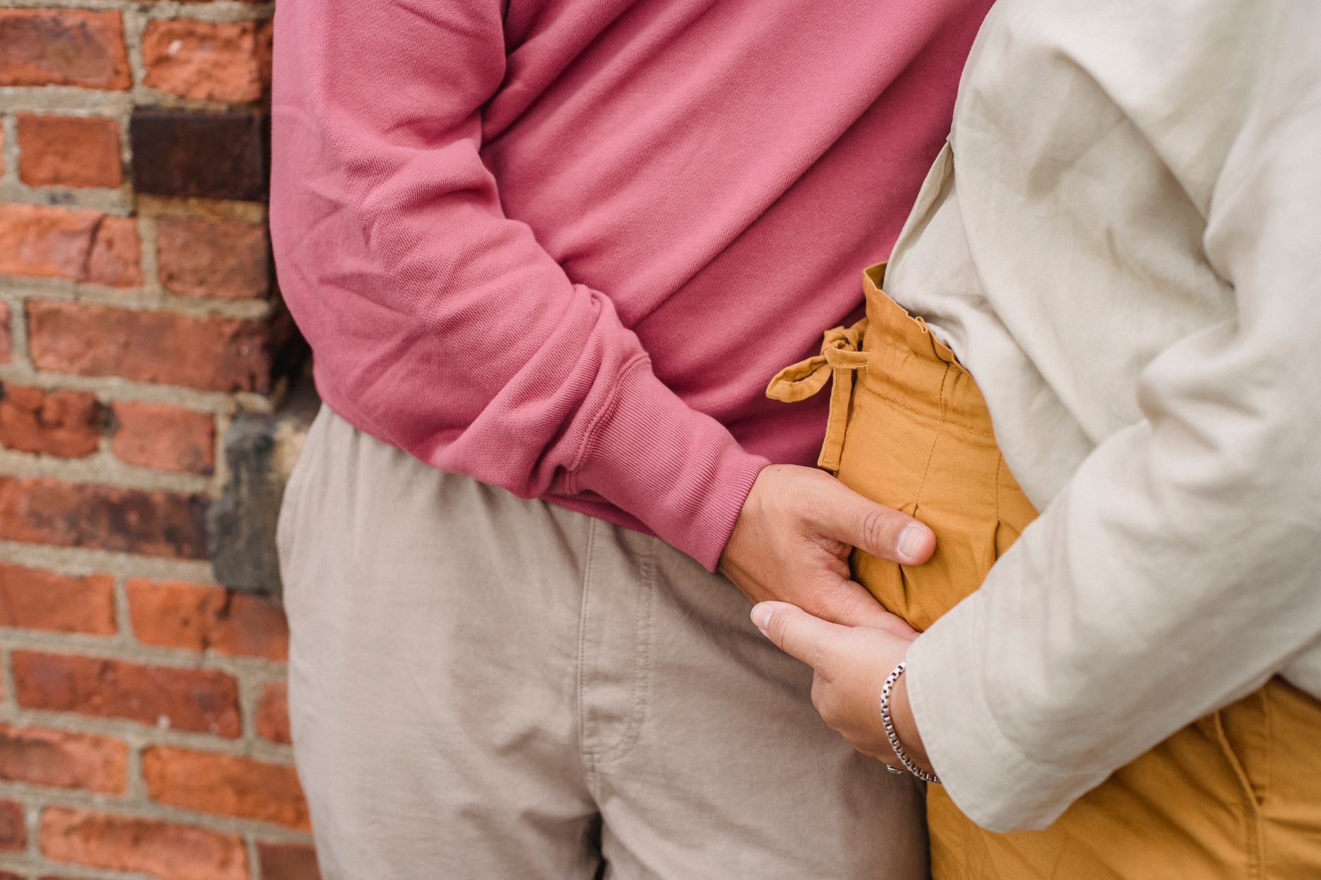 Couple enlacé