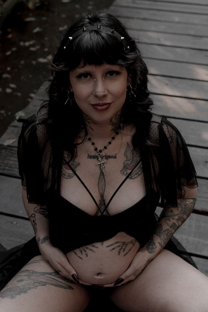 Femme en lingerie