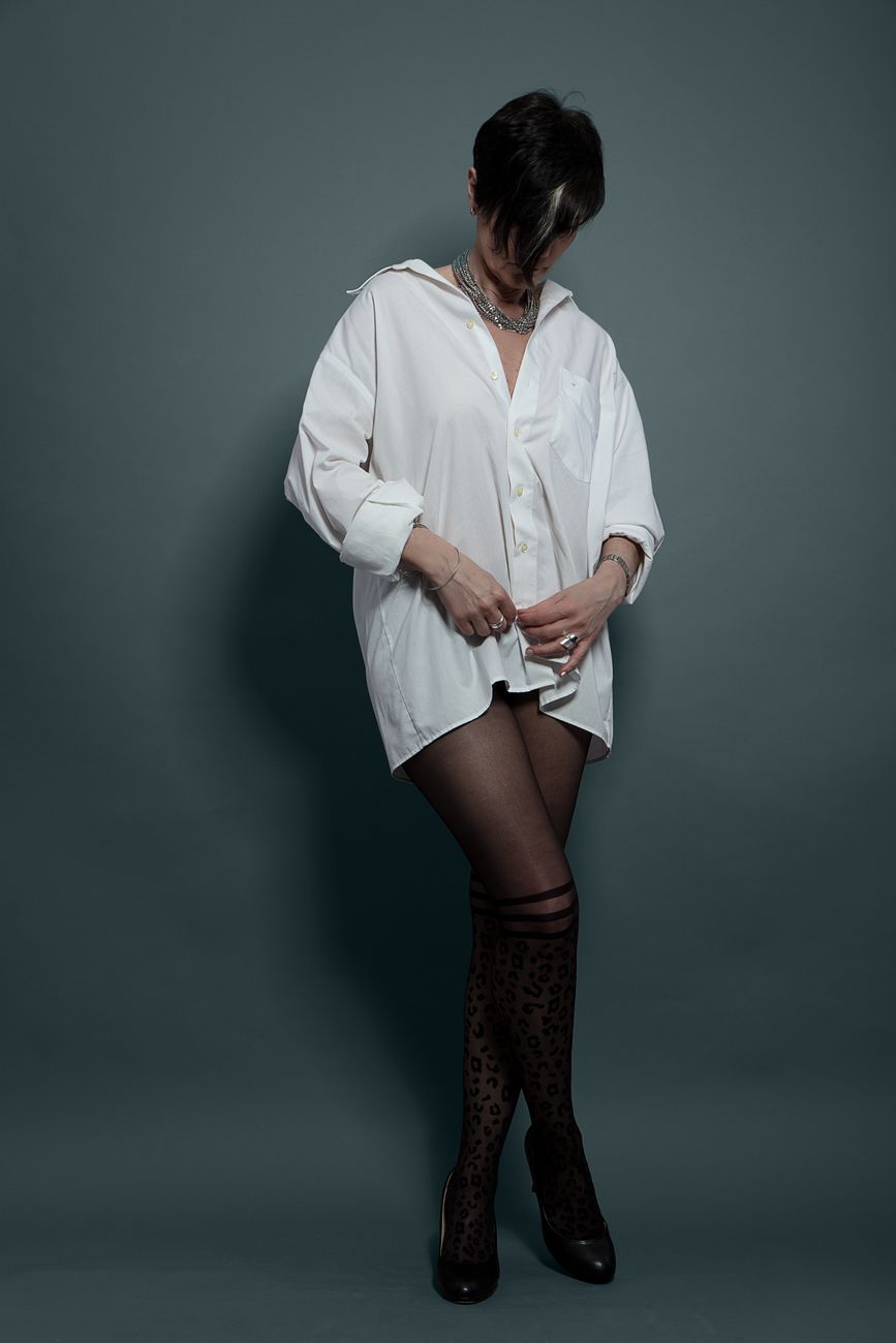 Femme en lingerie