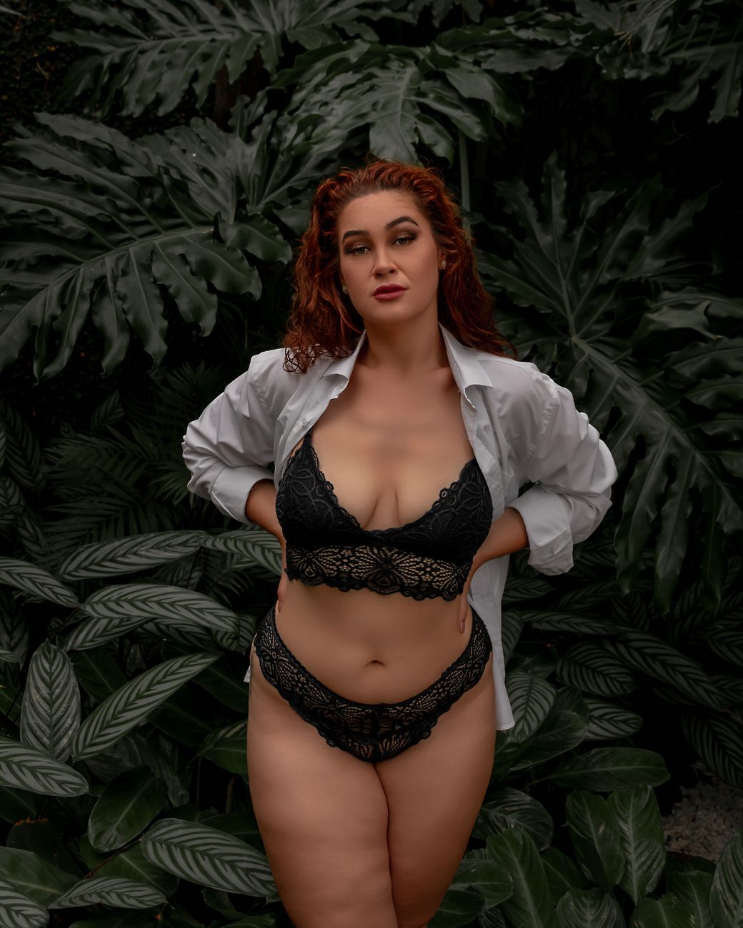 Femme en lingerie