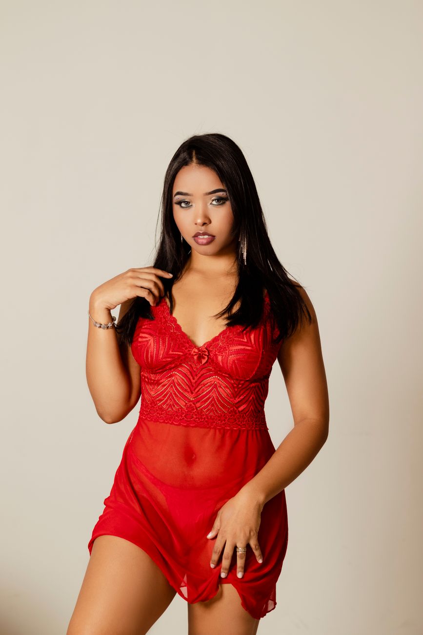 Femme en lingerie